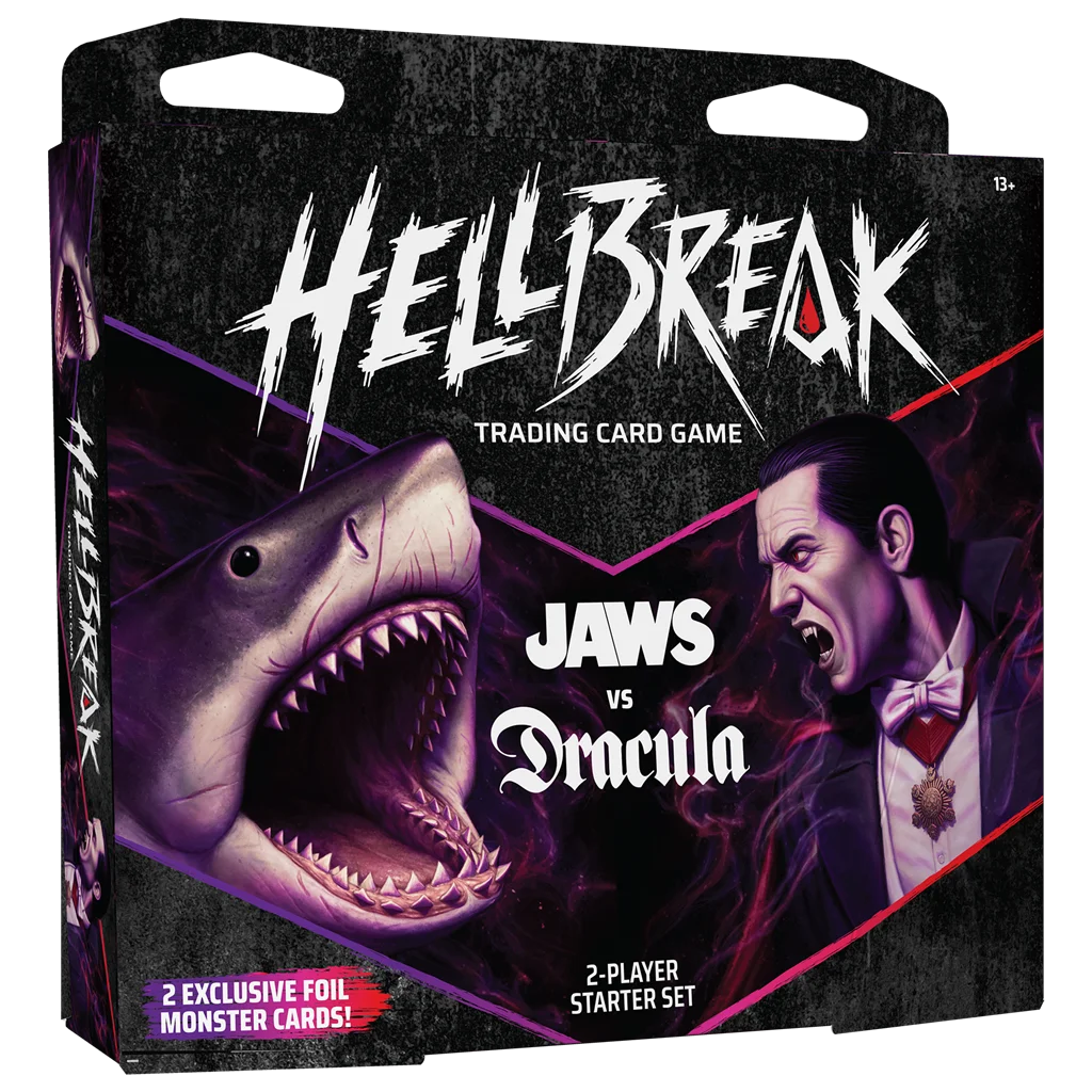 A spread of Hellbreak trading cards laid out face up.